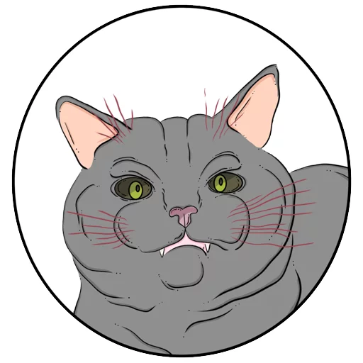 😡 Стикер «Catsы» для Telegram