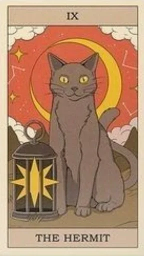 🧧 Стикер «Карты Таро с котиками» для Telegram