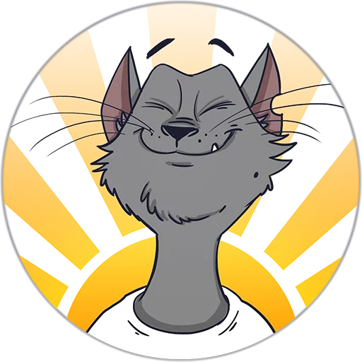☺️ Стикер «Cat Stepan» для Telegram
