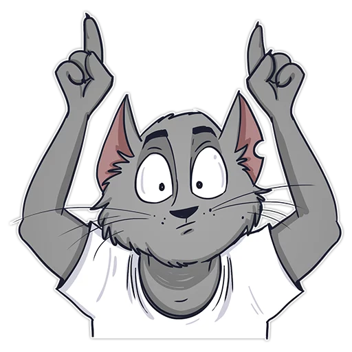 👆 Стикер «Cat Stepan» для Telegram