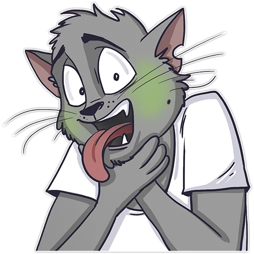 🤢 Стикер «Cat Stepan» для Telegram