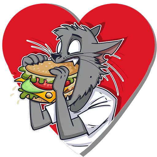 🍔 Стикер «Cat Stepan» для Telegram
