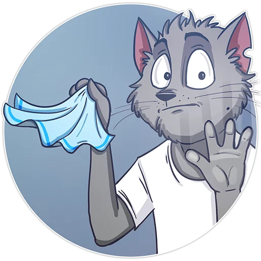 ☹️ Стикер «Cat Stepan» для Telegram
