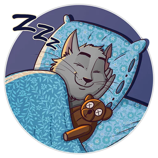 😴 Стикер «Cat Stepan» для Telegram