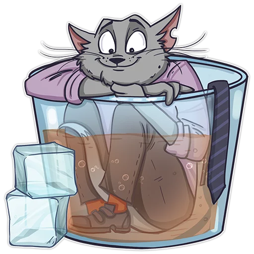 🥃 Стикер «Cat Stepan» для Telegram