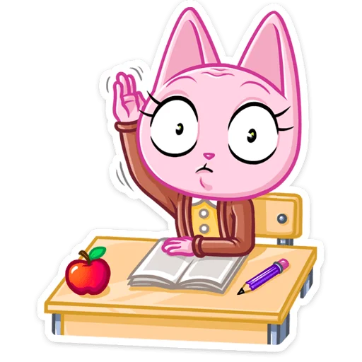 🙋‍♀ Стикер «Кэтти» для Telegram