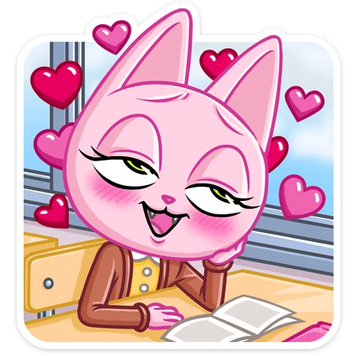 🥰 Стикер «Кэтти» для Telegram
