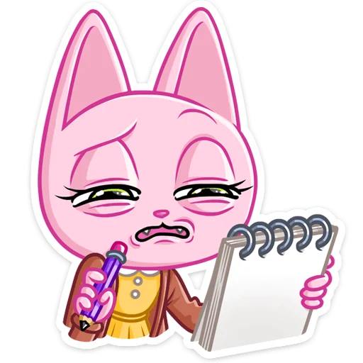 😫 Стикер «Кэтти» для Telegram