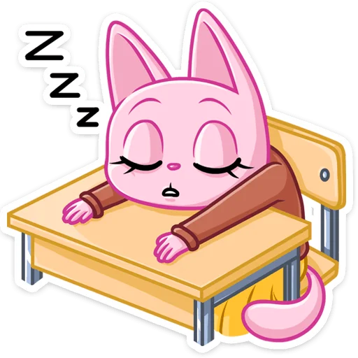 😴 Стикер «Кэтти» для Telegram