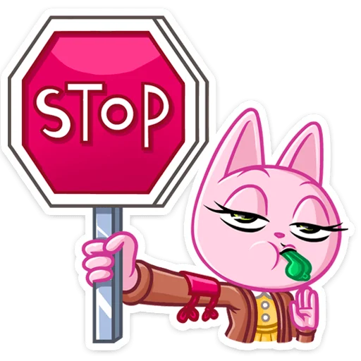 ✋ Стикер «Кэтти» для Telegram