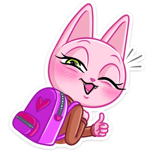 😉 Стикер «Кэтти» для Telegram