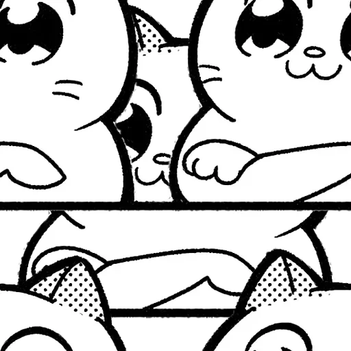 👬 Стикер «Catting cat» для Telegram