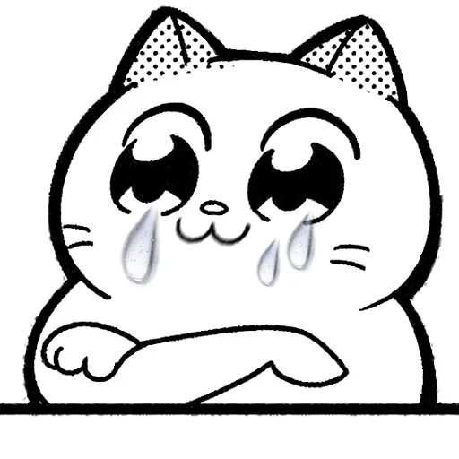 😢 Стикер «Catting cat» для Telegram