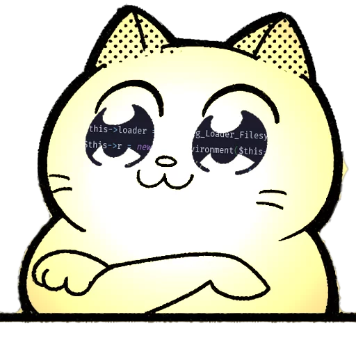 🌌 Стикер «Catting cat» для Telegram