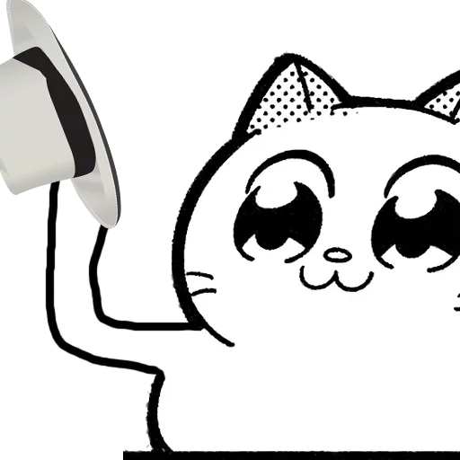 🎩 Стикер «Catting cat» для Telegram