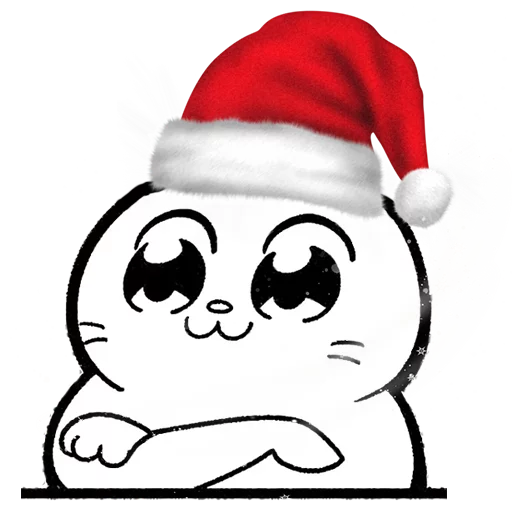 🎅 Стикер «Catting cat» для Telegram