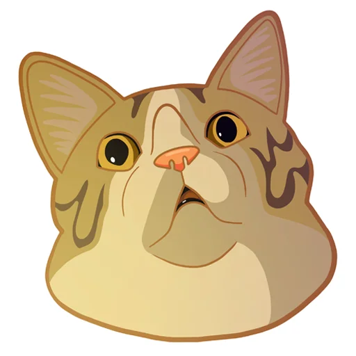 😳 Стикер «МЕМНЫЕ КОТЫ» для Telegram