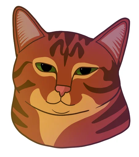 🙂 Стикер «МЕМНЫЕ КОТЫ» для Telegram