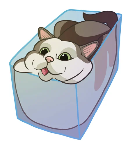 😛 Стикер «МЕМНЫЕ КОТЫ» для Telegram