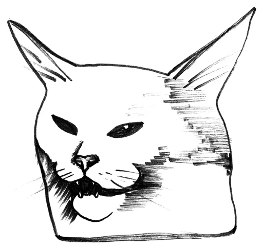 😀 Стикер «Кошачий вайб» для Telegram