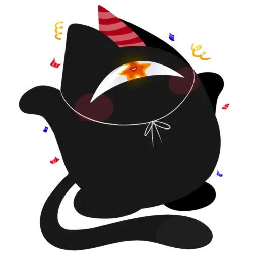 🥳 Стикер «Cat watcher» для Telegram