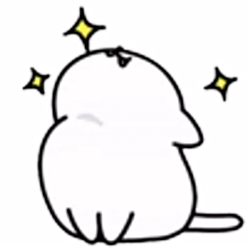 ✨ Эмодзи «Cat White Emoji» для Telegram