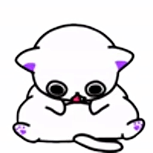 🐱 Эмодзи «Cat White Emoji» для Telegram