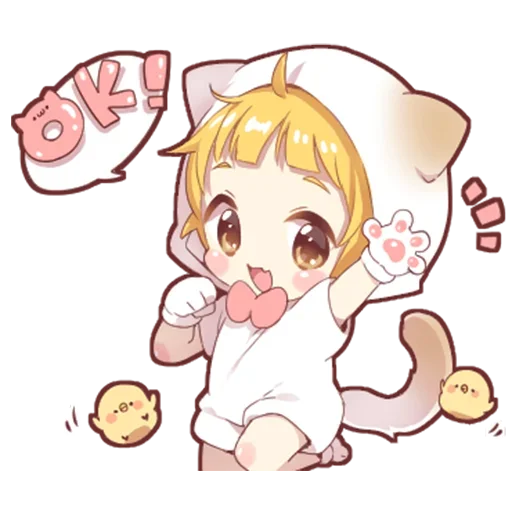 Стикерпак Котейки Catys для Telegram