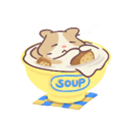 Стикерпак Cats & Soup для Telegram