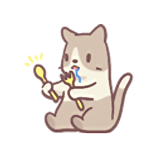 🤤 Стикер «Cats & Soup» для Telegram