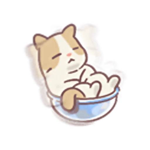 😴 Стикер «Cats & Soup» для Telegram