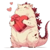 🐱 Эмодзи «котзилла» для Telegram