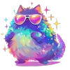 🐱 Эмодзи «котзилла» для Telegram