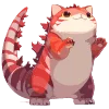 🐱 Эмодзи «котзилла» для Telegram
