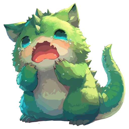 🦖 Стикер «Котзилла» для Telegram
