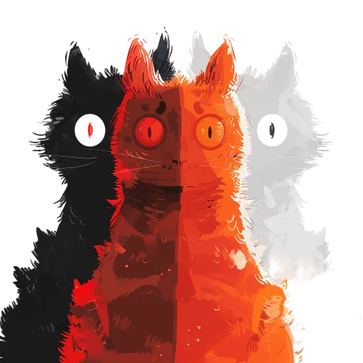 🦖 Стикер «Котзилла» для Telegram