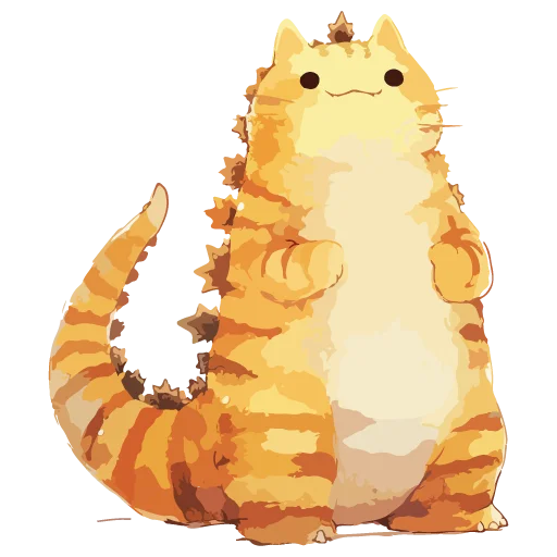 🦖 Стикер «Котзилла» для Telegram