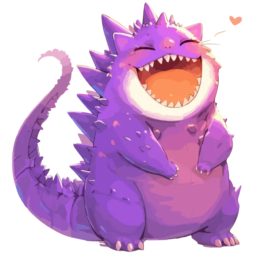 🦖 Стикер «Котзилла» для Telegram