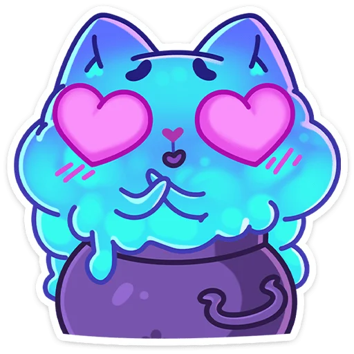 😍 Стикер «Котялок» для Telegram