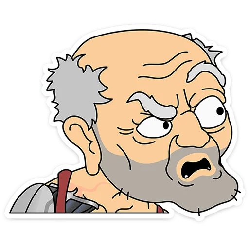 🤨 Стикер «Осторожно, киберземляне&;» для Telegram