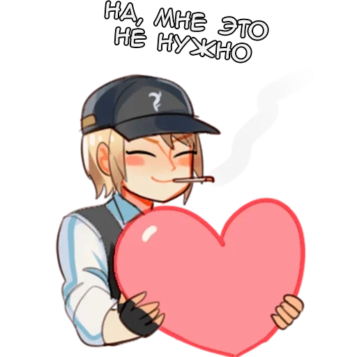 ♥️ Стикер «Кавик» для Telegram