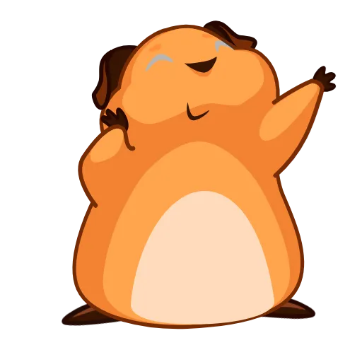 😁 Стикер «Melie the Cavy» для Telegram