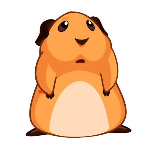😁 Стикер «Melie the Cavy» для Telegram