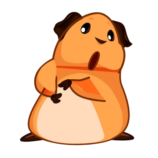 😁 Стикер «Melie the Cavy» для Telegram