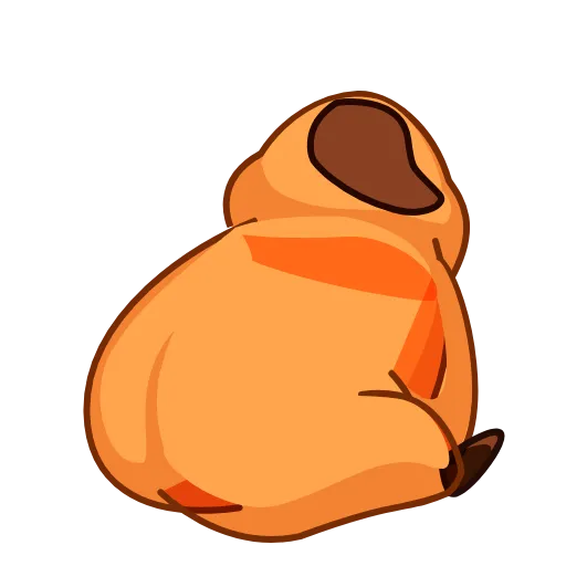 😁 Стикер «Melie the Cavy» для Telegram