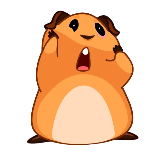 😁 Стикер «Melie the Cavy» для Telegram