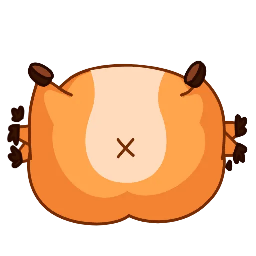 😁 Стикер «Melie the Cavy» для Telegram