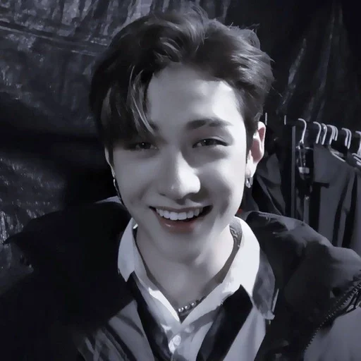 🐺 Стикер «чб bang chan» для Telegram