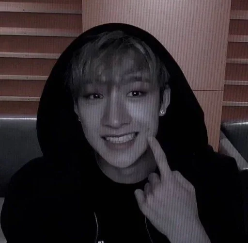 🐺 Стикер «чб bang chan» для Telegram