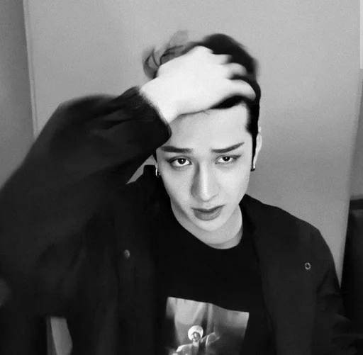 🐺 Стикер «чб bang chan» для Telegram